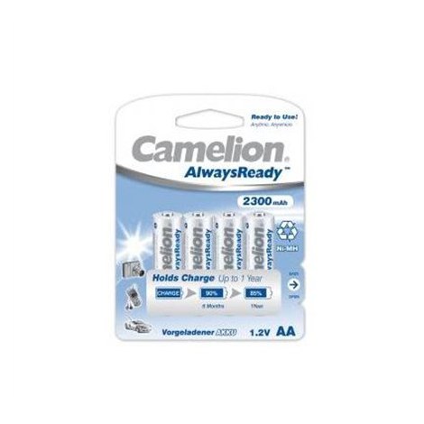 Camelion | AA/HR6 | 2300 mAh | AlwaysReady Rechargeable Batteries Ni-MH | 4 pc(s)